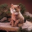 Bobcat Folkmanis Puppet - Plush, 15 Inches