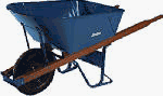 AMES TRUE TEMPER #M11T22 5-3/4CUFT Wheelbarrow
