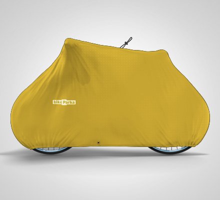 Bicycle Cover - BikeParka (NEW!) - Style STASH - Colour YEW (Yellow)
