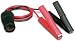 Roadpro 12V Battery Clip-On and Cigarette Lighter Adapter