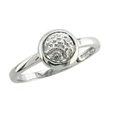 Hug Diamond Promise Ring in 14k White Gold