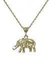 Sterling Silver Republican Elephant Necklace
