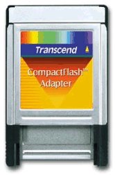 Transcend - Card adapter ( CF I ) - PC Card