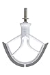 New Metro Design Beater Blade for 5 and 5-1/2-quart Cuisinart, Viking, Kenwood and Delonghi Mixers
