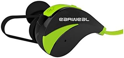Earweal™ Wireless Bluetooth Stereo Headphones with Microphone Earbuds Sports/running & Gym/exercise for Iphone, Samsung, HTC Android Smartphones