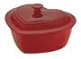 Cuisinart CCB620-22HR Chef's Classic Ceramic Bakeware 2-Quart Heart-Shaped Baker with Lid, Red