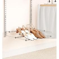 Rubbermaid 3J04 Configurations Shoe Rods, White