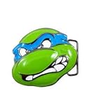 TMNT Teenage Mutant Ninja Turtles Leonardo Face Belt Buckle