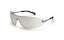 Crews CS2219 Blackjack Elite Safety Glasses, Chrome Temple, Indoor/Outdoor Clear Mirror Lens