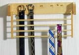 Wood Tie & Belt Rack
