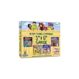 After School Clubhouse 5th & 6th Grade (Clue Finders Search & Solve Adventures, Liberty's Kids, Where in the World is Carmen Sandiego?, Nickelodeon Rocket Power Extreme Arcade Games)