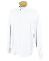 Jerzees - 5.6 oz., 50/50 Long-Sleeve Jersey Polo with SpotShield