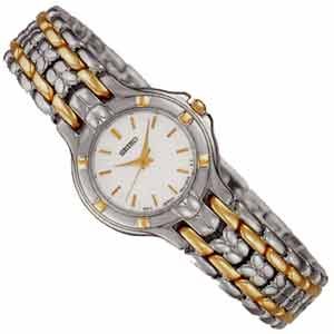 Two Tone Seiko Quartz Women's Watch