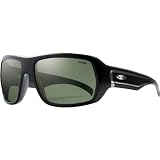 Smith Optics Vanguard Premium Lifestyle Polarized Sports Sunglasses - Matte Black/Gray Green / Size 63-18-125