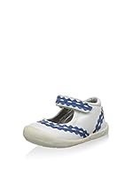 Billowy Merceditas (Blanco / Azul)