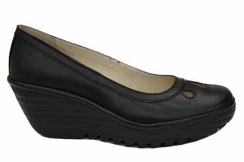 Womens Fly London Yedi Leather Shoes