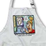 Biological Time Clock Ticking - Full Length Apron With Pockets 22w X 30l by 