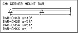 Corner Mount Bar 48 IT-125