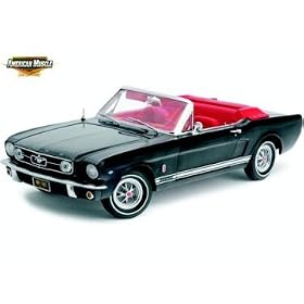 1/18 '65 Mustang Gt Convt, Red
