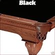 8' Black Mali 865 Pool Table Cloth Felt
