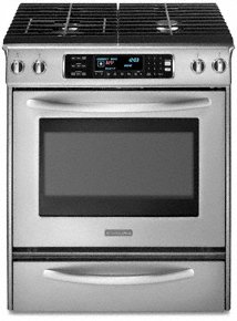 KitchenAid Architect Series II : KDSS907SSS 30 Slide-In Dual Fuel Range - Stainless Steel