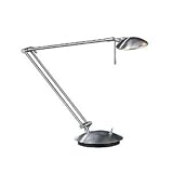 Honsel 94461 Tischleuchte mit Schalter inklusive Leuchtmittel 1xG9 40 Watt, nickel / matt