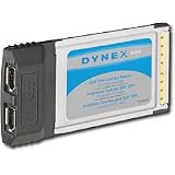 Dynex IEEE 1394 Firewire Notebook Card - 32bit Card Bus Adapter