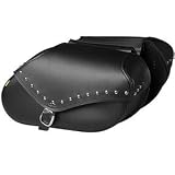 Willie and Max Revolution Studded Throwover Saddlebags - Large/Black