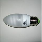 15 X Soft Tone Candle Shape Uk Es e27 Fitting Soft Warm White 7w Mini Candle Eveready Energy Saving Light Bulbs Short 100mm Total Length