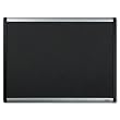Bulletin Board, Mesh Fabric, w/ Hardware, 4'x6', Black