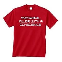 Serial Killer with a Conscience Unisex Custom T-shirt (Dexter) (LARGE, RED)