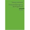 Interpretationen: Deutsche Kurzprosa der Gegenwart