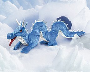 Childrens Toyshop  Toys : Folkmanis Blue Dragon