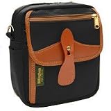 Billingham Stowaway Series Pola, Waist Style All Purpose Pouch, Black with Tan Trim