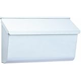 Gibraltar L4009WW0 Extra Large Galvanized Steel Wall Mount Mailbox, White