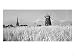 Straiten Church and Windmill Surrounded by Ripening Wheat, 1945 Photographic Print by...