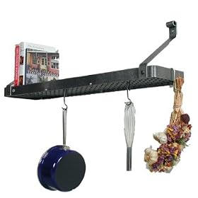 <b>Enclume PR8b-HS Bookshelf Premier Wall Rack, Hammered Steel</b>