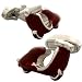 Red Mod Moped Scooter Cufflinks