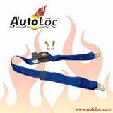 Autoloc SB2PDBL 2 Point Dark Blue Lap Seat Belt (1 Belt)
