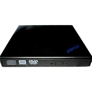 AGPtek USB2.0 External 8x DVD+ -RW DL Slim Burner Drive Read write CD DVD Drive for Acer... by Brainydeal