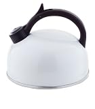 Copco Zingo 2-Quart Enamel on Steel Teakettle, White