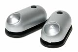 Mighty Bright Mini Tap Lights-Silver 2/Pkg