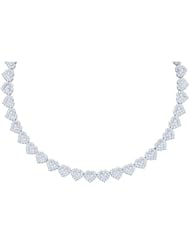 6.50CTW DIAMOND FLOWER NECKLACE