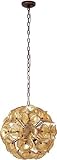 ET2 Lighting E22093-26 12 Light Lalique Small Large Pendant Light