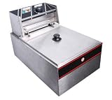 Stainless Steel Electric Countertop Fat Deep Fryer