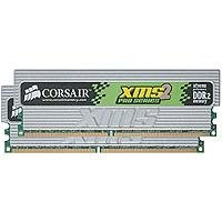 CORSAIR XMS2 PRO 2GB ( 2 x 1GB ) PC2-6400 800MHz 240-Pin DDR2 CL4 Dual Channel Desktop Memory Kit - TWIN2X2048-6400C4PRO