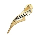 14k Yellow Gold Electroform Brooch