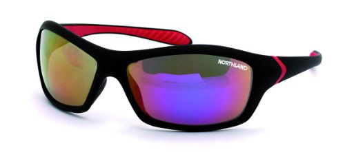 Northland Professional Uni Sonnenbrille Cyber, black/red, One Size, 02-04440
