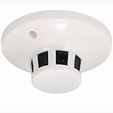 VideoSecu Smoke Detector Covert Security Camera Sony CCD 420TVL 1AL
