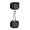 Cap Barbell Rubber Coated Hex Dumbbell with Contoured Chrome Handle (10-Pound)